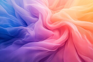 Fototapeta premium Color Flow cascading in soft, vibrant gradients, Generative AI