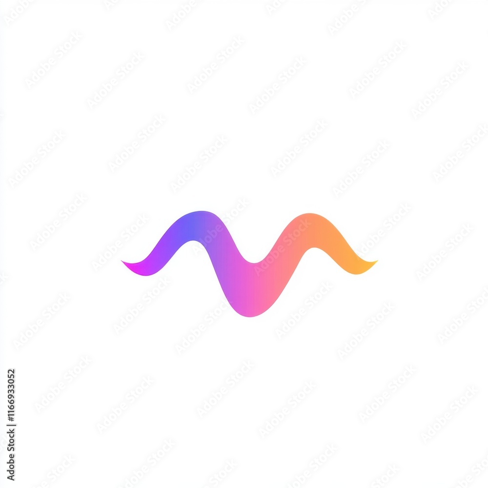 Poster abstract colorful wave design showcasing fluid movement and vibrant gradients.