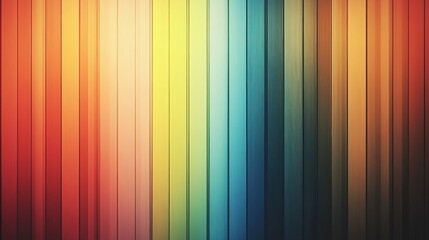 Obraz premium A gradient of colorful vertical stripes creating a vibrant backdrop.