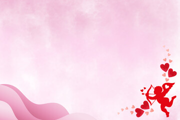 Valentine day pink love graphic element background