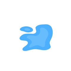 blue puddle vector