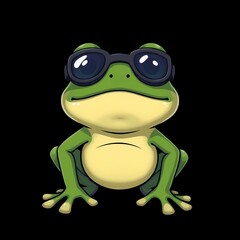 Fototapeta premium Cool Frog in Shades 
