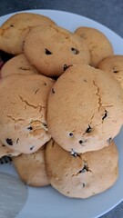 Biscuits moelleux orange et chocolat