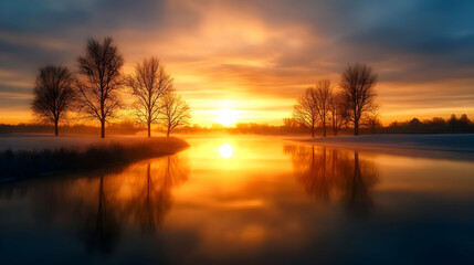 A beautiful sunrise, symbolizing a fresh start and God's endless grace