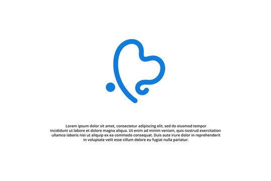 letter b and m butterfly heart logo