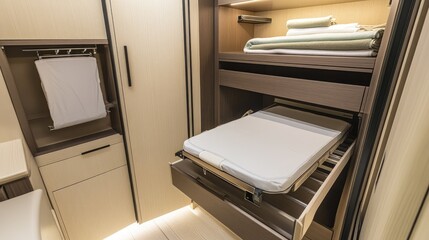 Compact Storage Solution for Modern Interior Design in Bedroom