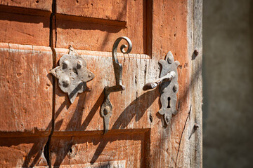 historische Holztür