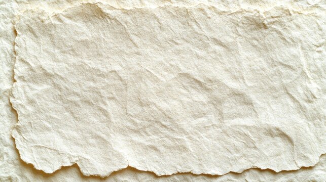 Textured cream handmade paper.