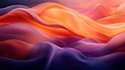 Obraz premium Abstract waves of color and texture in soft gradients.