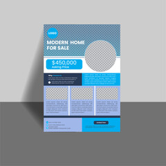  Flyer design template Layout with Colorful Squares