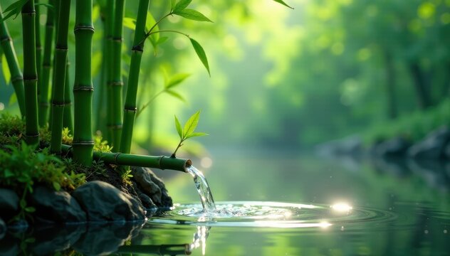Bambus Wasser-Bilder: Stock-Fotos & -Videos. | Adobe Stock