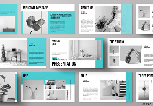 Portfolio Presentation Template Layout