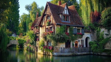 Gerberoy, village de l'Oise, Hauts-de-France. Incredibly beautiful and romantic France.