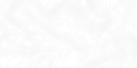 Modern design with White background with topographic wavy pattern design.paper texture Imitation of a geographical map shades. topography line map. Vintage outdoors style

