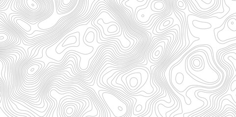 Modern design with White background with topographic wavy pattern design.paper texture Imitation of a geographical map shades. topography line map. Vintage outdoors style

