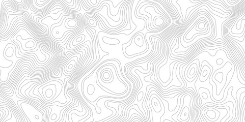 Modern design with White background with topographic wavy pattern design.paper texture Imitation of a geographical map shades. topography line map. Vintage outdoors style

