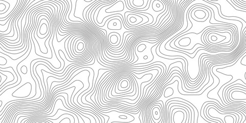 Modern design with White background with topographic wavy pattern design.paper texture Imitation of a geographical map shades. topography line map. Vintage outdoors style

