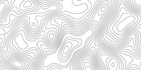 Modern design with White background with topographic wavy pattern design.paper texture Imitation of a geographical map shades. topography line map. Vintage outdoors style

