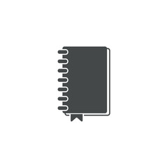 vector illustration flat design of notebook, diary.