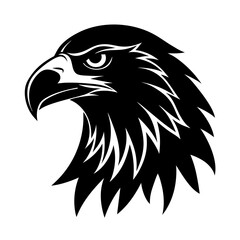 Eagle Head Silhouette vector illustration