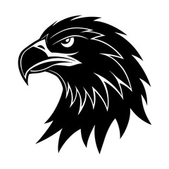 Eagle Head Silhouette vector illustration