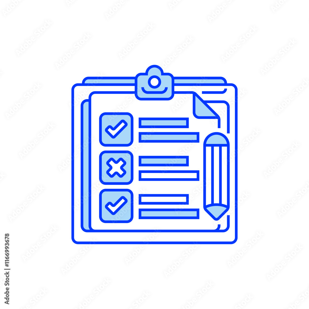 Aufkleber respondent line icon. linear style sign for mobile concept and web design. outline vector icon.