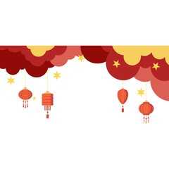 Chinese cloud decoration