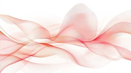 Abstract red and orange wave background.
