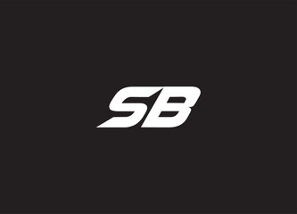 SB letter logo and initial logo design