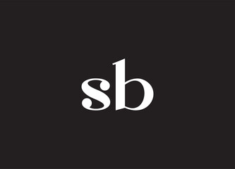 SB letter logo and initial logo design