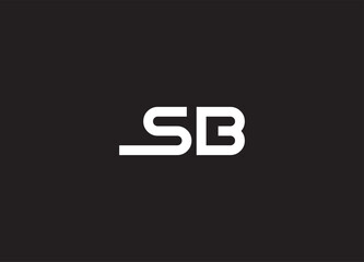SB letter logo and initial logo design