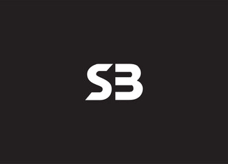 SB letter logo and initial logo design