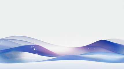 Fototapeta premium Abstract blue wave design with soft light and subtle texture.