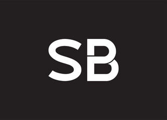 SB letter logo and initial logo design
