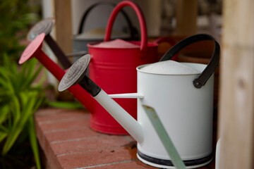 watering can in garden © Heidi Patricola