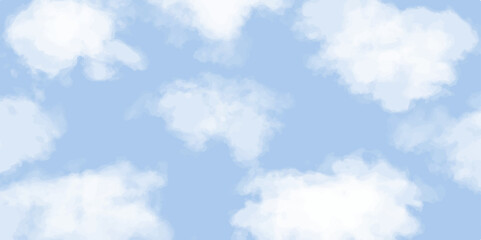 Abstract cloudy sky background. Abstract colorful watercolor background. Vintage style. Hand painted texture. creative blur, smoky, Cloudy, white, splash, illustration, heaven, sky, brush, soft, light