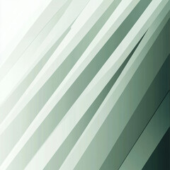 Obraz premium Muted pine green and frosty ivory abstract pattern background. Geometric shape. Line stripe angle facet triangle fold. Color gradient. Noise grain. Business, tech. Design. Minimal.