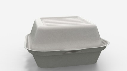 lunch box on white background