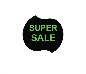 Super sale editable text style effect, suitable for promotion needs.