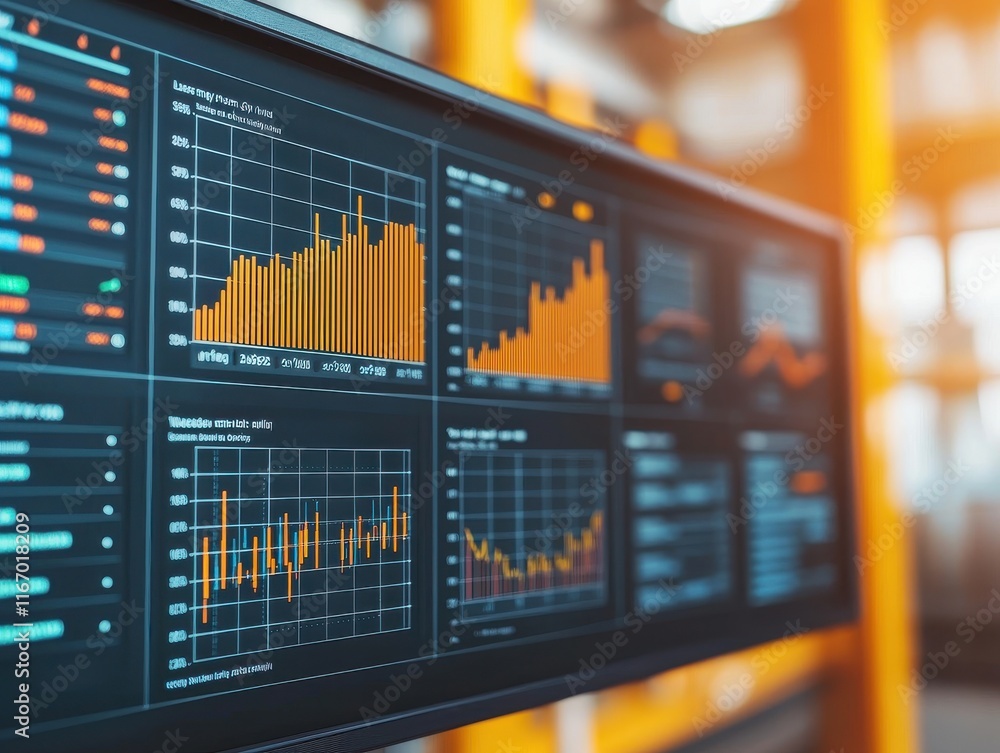 Poster data analysis trends and insights business environment visual data representation technology focus