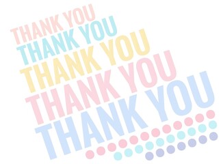 Colorful Thankyou