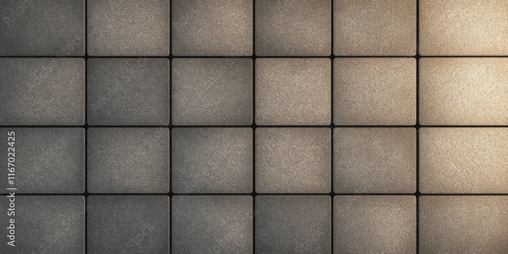 Poster textured tile patterns modern minimalistic design soft lighting interior architecture