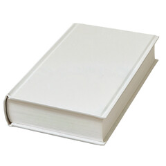 Fototapeta premium a picture of a white book on a transparent background, PNG image, PNG file, Generative art.