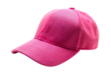 pink cap hat isolated on white background PNG.AI GENERATED