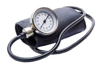 sphygmomanometer isolated on white background PNG.AI GENERATED