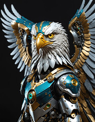 Eagle With Scifi Armor