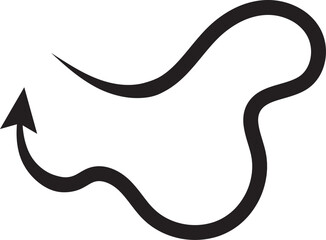 Arrow outline speed 7