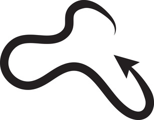 Arrow outline speed 24