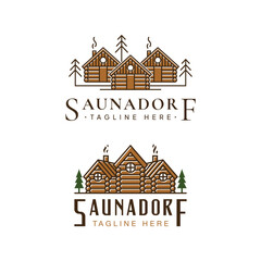 Vector logo of sauna, bath