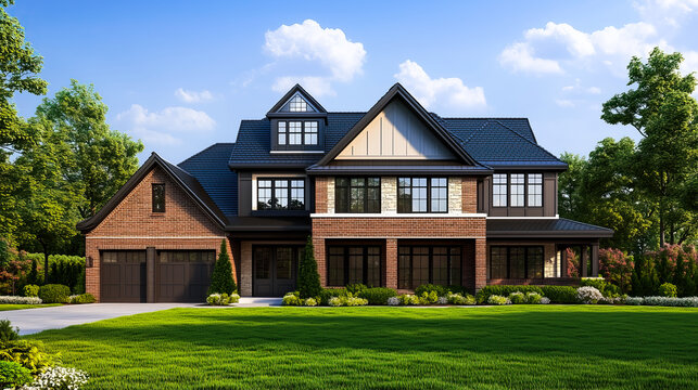 Exterior of Traditional Model Home